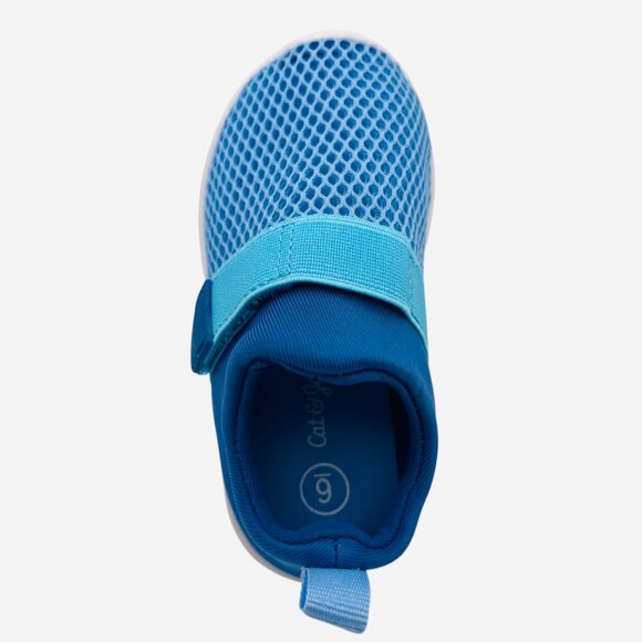 Toddler Unisex Blue Austen Slip On Water Shoes Hook And Loop Cat & Jack Size 11 - Picture 4 of 5